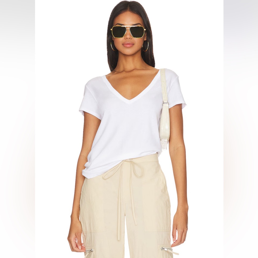 ENZA COSTA | Perfect V Neck Tee